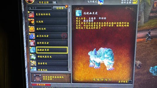 魔兽世界卖个幽灵大虎和鎏金雷龙的钱