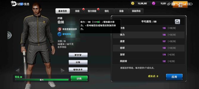 冠军网球【70级】闲置出了。