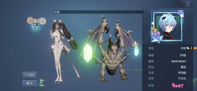 龙族幻想【210级】双职业红龙12被动龙430 W