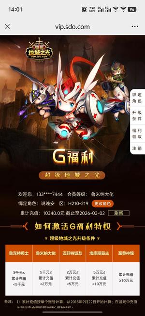 超级地城之光210-219区v14狂战