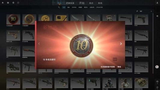 CSGO特价CS十年老兵勋章账号带初始