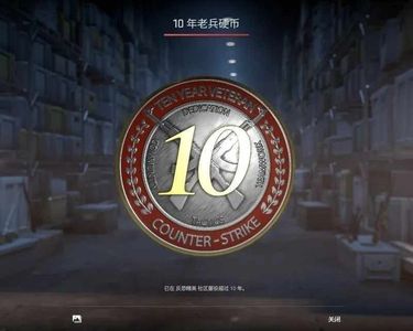 CSGO特价CS十年老兵勋章账号带初始