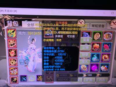 天龙八部3D强力卡级99峨眉
