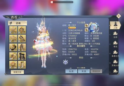 斗破苍穹手游【194级灵族·御风】冰族 斗气 5700 可***