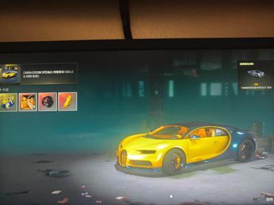 绝地求生（PUBG）生存等级1 名誉等级2 成长武器 究极 载具 枪皮锦鲤号 究极布加迪图样$