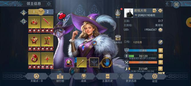 阿瓦隆之王：龙之战役【65级】国服217区77万亿实力