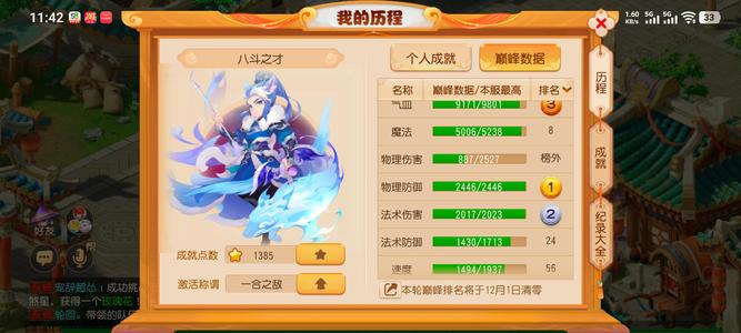 梦幻西游（手游）【89级,小雷音】第一雷音武神坛擂台争霸四件套