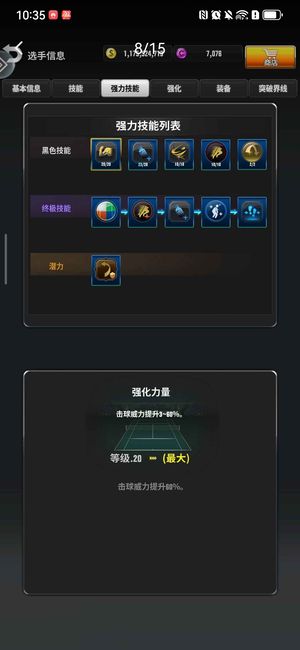 冠军网球【90级】八紫完美账号便宜甩卖