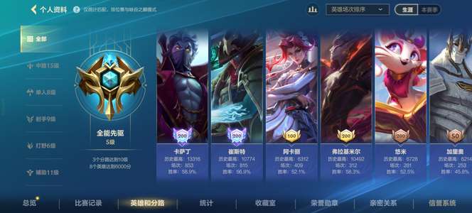 英雄联盟手游（lol手游）老号低价出手