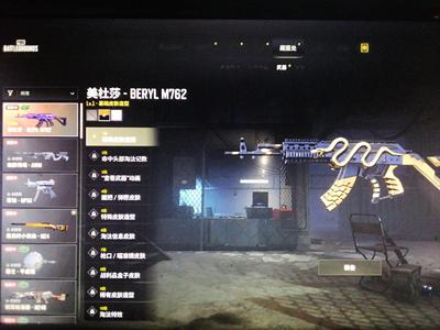 绝地求生（PUBG）生存等级1 名誉等级无 成长武器 究极 载具 枪皮美杜莎加金异色，多利安