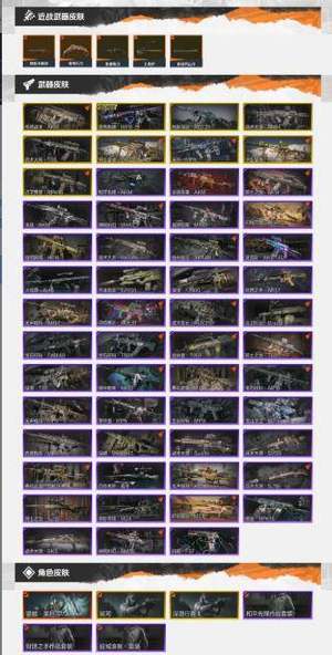 暗区突围库存价值35600000.0 5近战  11 橙套装2金套装 暗区传说