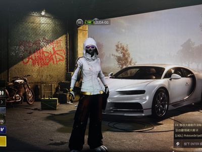 绝地求生（PUBG）满级mp5k布加迪跑车恶魔猎手