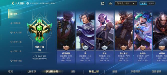 英雄联盟手游（lol手游）【186级】中国人不骗中国人