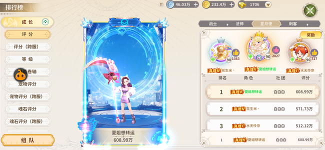 龙骑士学园【88级】榜一奶妈跨服榜二出售养老号