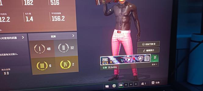 绝地求生（PUBG）老黑金面滑雪镜发光手臂