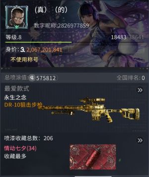 萤火突击鎏金58永生之念DR10还有