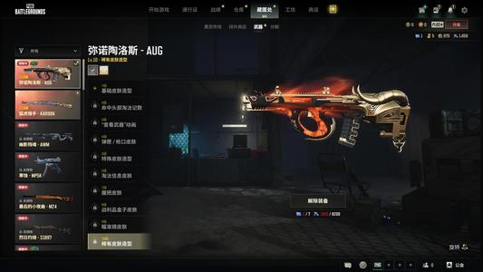 绝地求生（PUBG）金牛AUg 猛虎98k巴黎世家