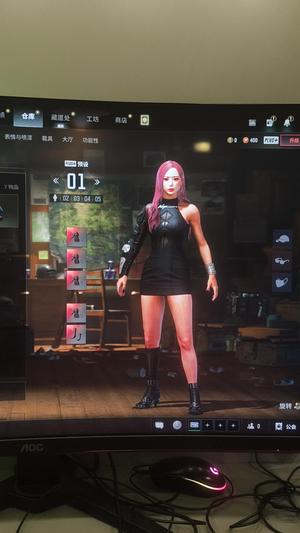 绝地求生（PUBG）妹子专属女团吉赛尔三升级枪
