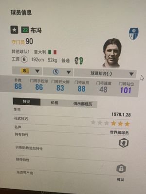 FIFA Online422布冯布冯