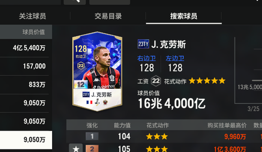 FC Online 足球在线423ty克劳斯12卡，可破门
