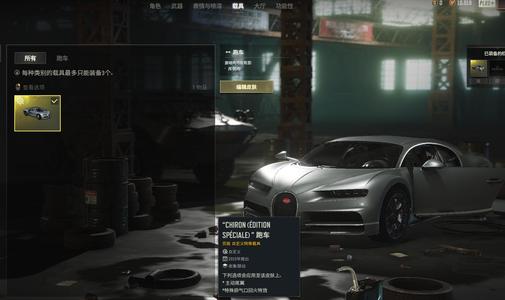 绝地求生（PUBG）生存等级41 名誉等级100 成长武器 究极 载具 枪皮究极布加迪丸子头双马尾