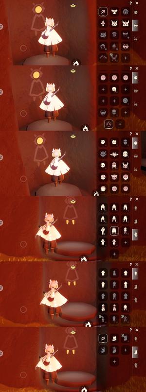 光遇2季白枭欧诺拉蝴蝶鹿角彩虹耳机