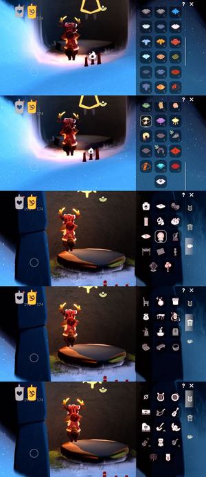 光遇7季节白枭绊爱福娃锦鲤鹿角