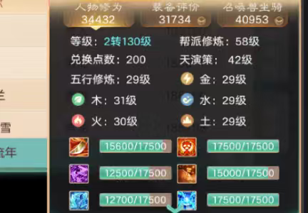 大话西游【道具服级2转】物资价格男人