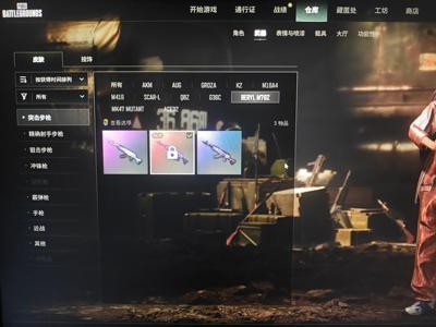 绝地求生（PUBG）成品美杜莎成长型武器 烟枪