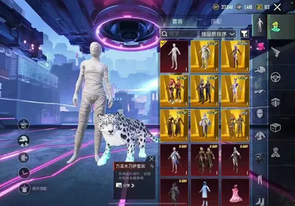 PUBG M（外服）极品满级金龙5级海王满级地铁