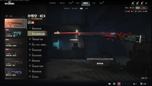 绝地求生（PUBG）瀚娜，2级m24，白熊脚，绿烟