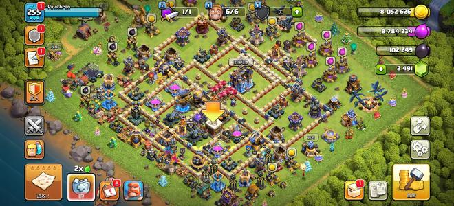 部落冲突（国际服）18本捡漏高王