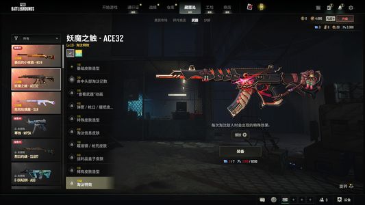 绝地求生（PUBG）三成长武器 改名卡荒凉武器大厅