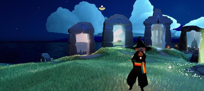 光遇蛛丝猫猫斗暗彩巫师猫耳黑金