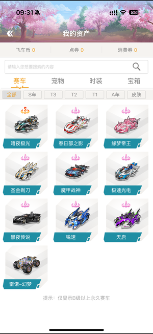 QQ飞车1S9A 1皮肤