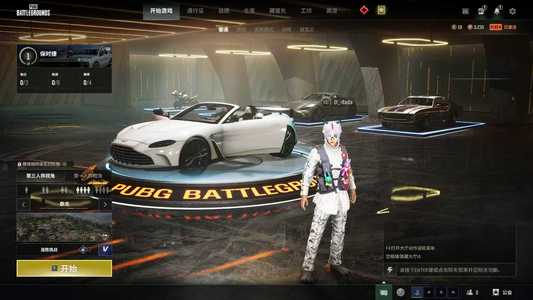 绝地求生（PUBG）阿斯顿马丁跑车豪华版，小丑女，