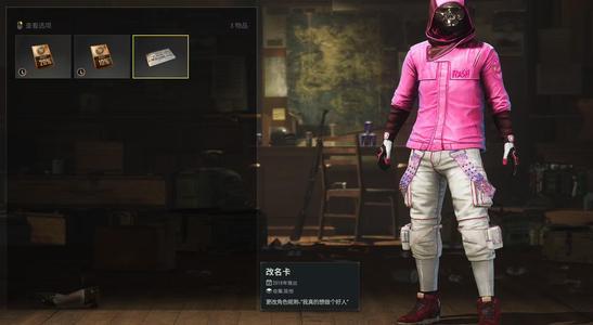 绝地求生（PUBG）老黑 两成长 改名卡