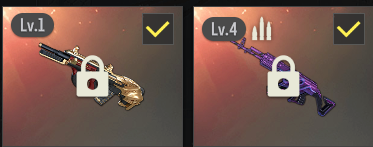 绝地求生（PUBG）生存等级1 名誉等级1 成长武器 究极 载具 枪皮4级美杜莎加AUG牛头