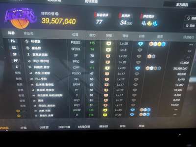 NBA2K OL2（端游）裸6莫宁超巨号