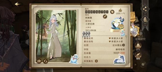 哈利波特：魔法觉醒獾院129女號出出