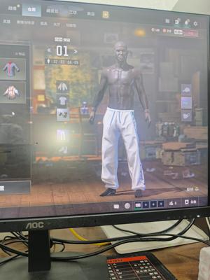 绝地求生（PUBG）美杜莎白色原皮跟黑鬼