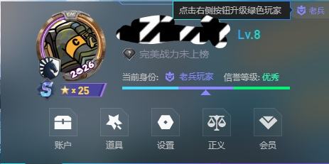 CSGO完美现赛季钻石S账号