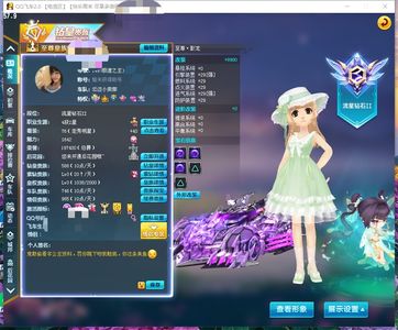 QQ飞车全29至尊影龙，小西施加9