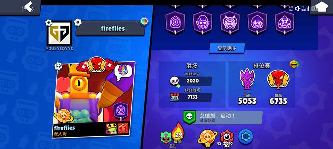 荒野乱斗看详情，全角色，全巴菲