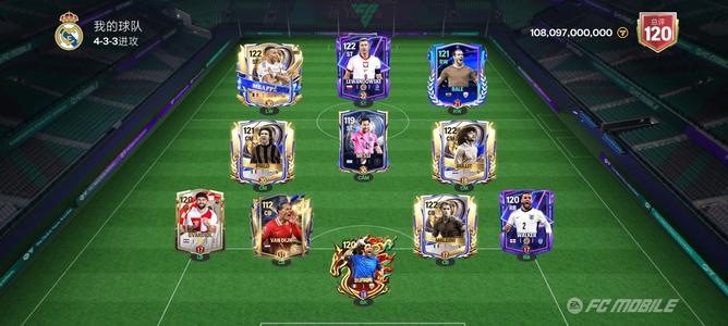 FIFA Mobile（外服）极品欧皇号。