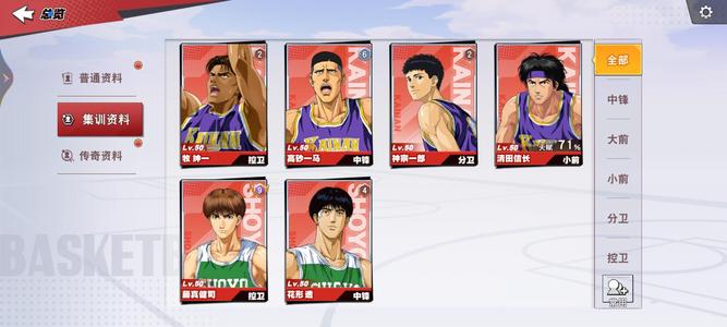 灌篮高手灌篮高手4传奇，其它全满