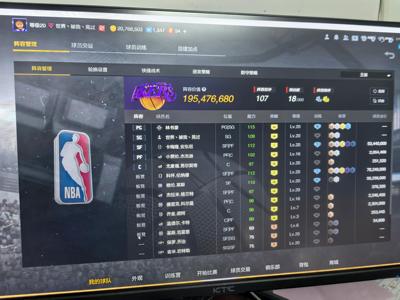 NBA2K OL2（端游）阵容1..95亿 林书豪