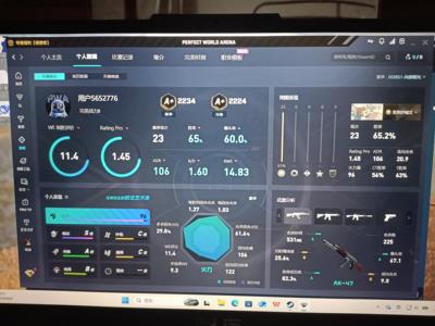 CSGO完美s23金a+绿信誉老兵号