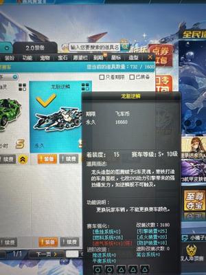 QQ飞车S+10级龙胆逆鳞工作室小号