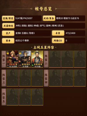 三国志战略版皇马、父女枪、网红枪